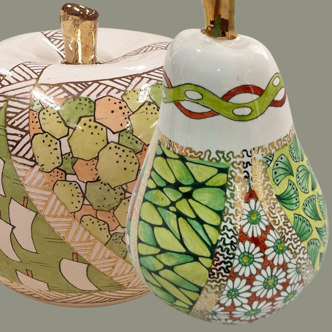 Jan Gowan - Fruitful Amari - Porcelain Workshop Australian Porcelain Art Teachers Convention and Exhibition October 2024